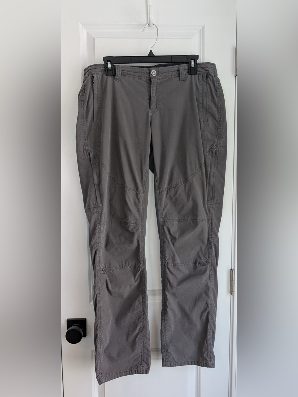 Kuhl Women’s Legendary Pants Hiking Lightweight Roll Up Outdoor Gray Size 12